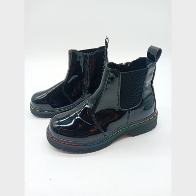 Bottines Chelsea Vernies Noires Billie & Kenny