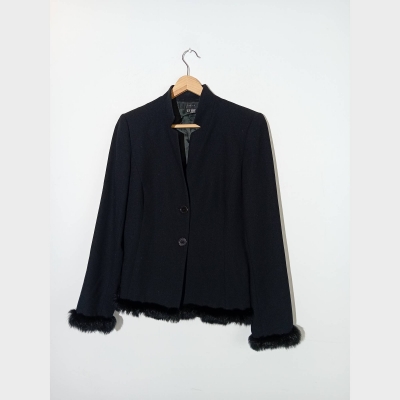 Veste Courte Noire Zara S