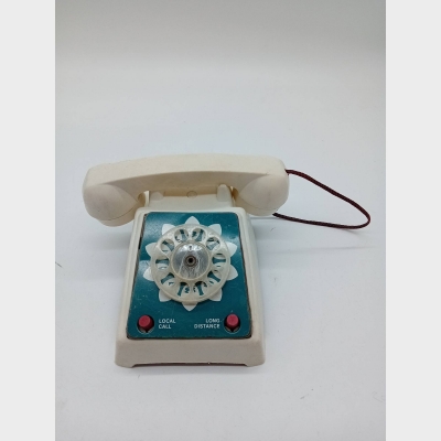 Téléphone Jouet Vintage À Cadran Rotatif