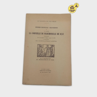 Livre Ancien La Corneille De Mademoiselle De Sçay (BL869)