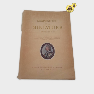 Livre Ancien L'exposition De La Miniature À Bruxelles 1912 (BL883)