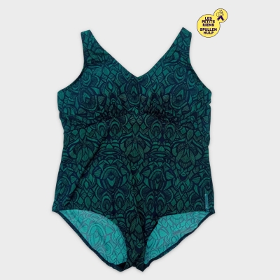 Maillot De Bain Une Pièce À Motifs Decathlon Xxl