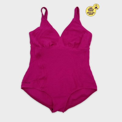 Maillot De Bain Une Pièce Nabaiji Rose Fuchsia