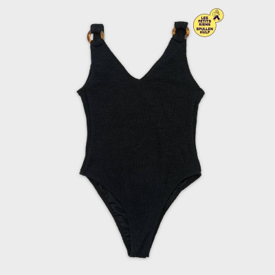 Maillot De Bain Une Pièce Na-kd Noir Gaufré