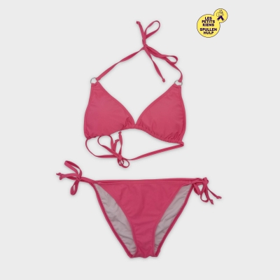 Ensemble Bikini Triangle Rose Fuchsia