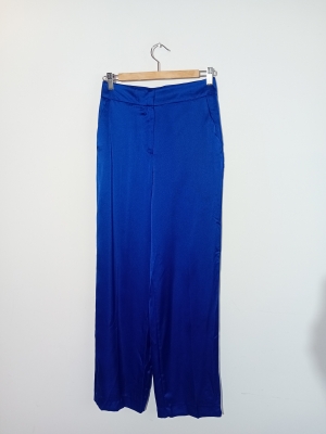 Pantalon Fluide Satiné Zara Xs