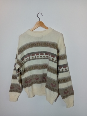 Pull En Maille Collezione Ragazzi À Motifs Géométriques L