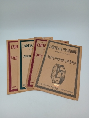 Lot De 4 Revues L'artisan Pratique - Années 1929-1932 (BL889)