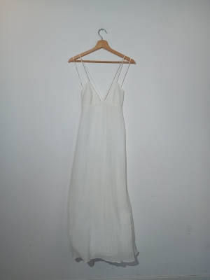Robe Longue Blanche Zara