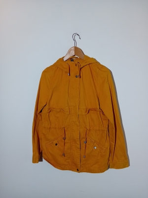 Veste Légère À Capuche Divided Jaune Moutarde Xs