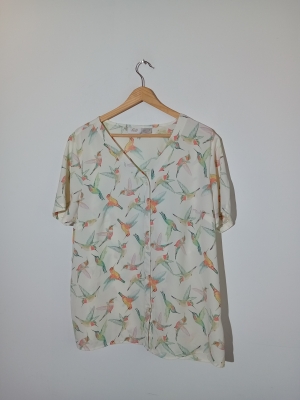 Tunique Fluide Motif Colibris Paola! Xxl