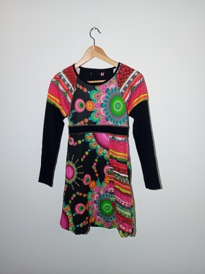 Robe Courte Desigual Motifs Mandalas
