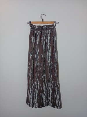 Jupe Longue Fluide Motif Chaînes Et Mors