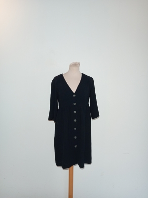 Robe Noire Boutonnée Ba&sh