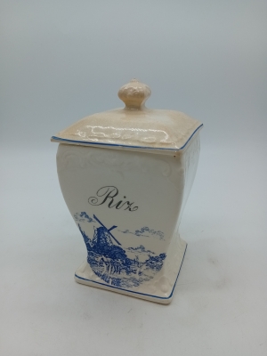 Pot À Riz Vintage Céramique