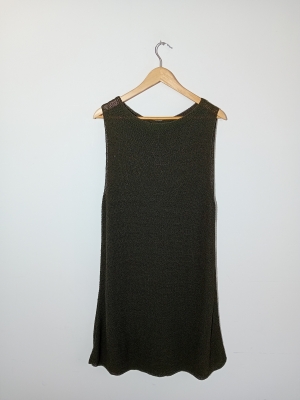 Robe Midi Maille Vert Kaki Sarah Pacini