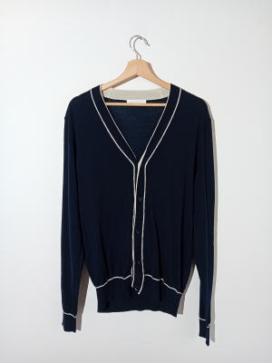 Gilet Cardigan Sandro Bleu Marine L