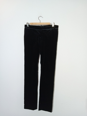 Pantalon Velours Noir Maje