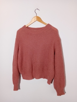 Pull Maille Mohair Rose La Fée Maraboutée