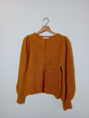 Gilet En Maille Sézane Moutarde M