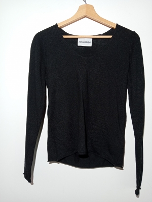 Pull Laine Mérinos Noir Zadig & Voltaire Xs