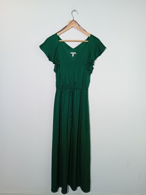 Robe Longue H&m Vert Émeraude S
