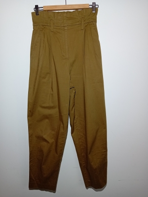 Pantalon Chino Carotte Mango Moutarde