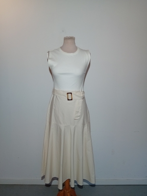 Robe Midi Bi-matiere Zara
