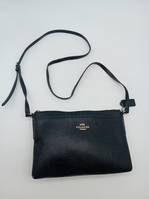 Sac Bandoulière Coach En Cuir Noir