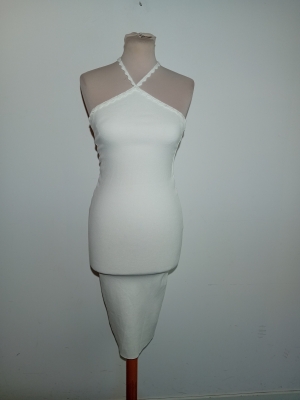Robe Midi Blanche Zara