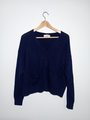Gilet Cachemire Bleu Marine Eric Bompard M