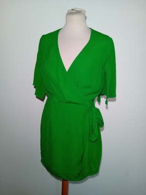 Robe Portefeuille Verte Pinko M