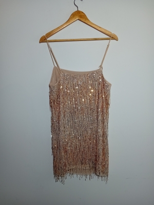 Top De Fête À Paillettes Et Franges H&m
