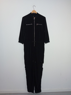 Combinaison Noire Zippée Karen Millen