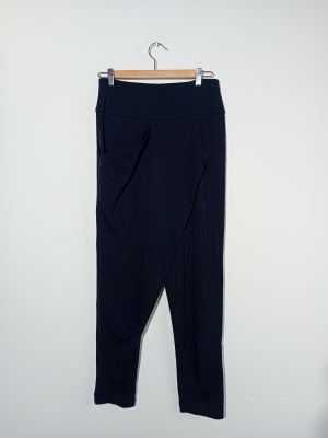 Pantalon Carotte Noir Élégant Sarah Pacini