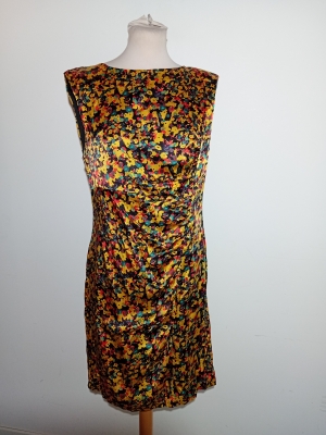 Robe En Soie À Motifs Colorés Essentiel Antwerp L