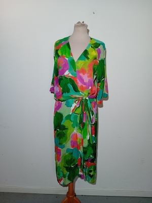 Robe Longue Fleurie Multicolore