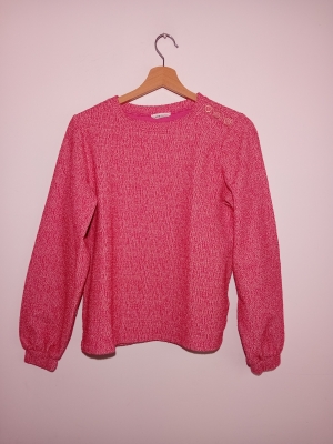 Pull Cache Cache Rose Texturé