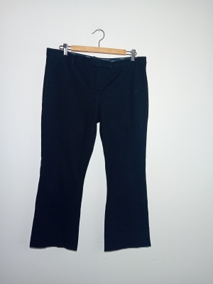 Pantalon Large Bleu Marine S Max Mara