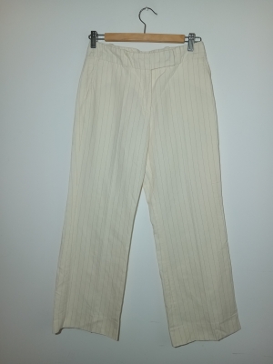 Pantalon Large Rayé Nougat London