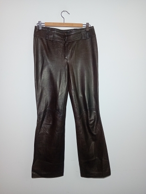 Pantalon Cuir Marron Bruphils