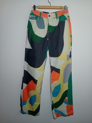 Jean Jaded London Imprimé Abstrait W28