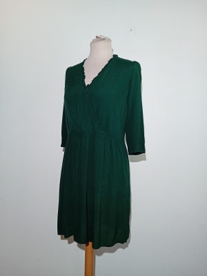 Robe Courte Vert Sapin Des Petits Hauts