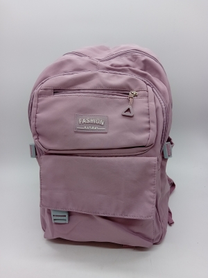 Sac à dos rose multi-poches