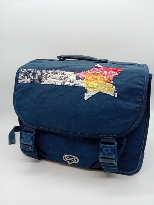 Sac d'école bleu à paillettes Stones and Bones