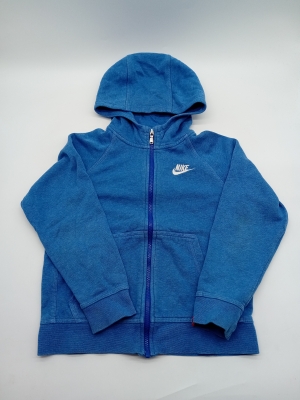 Sweat à Capuche Zipé Bleu Nike 8ans
