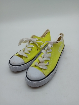 Baskets En Toile Jaune Levis 36