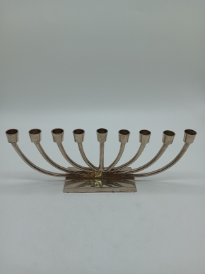 Chandelier Menorah Hanoucca Metal Argente