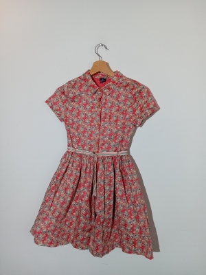 Robe Fleurie Rose Et Bleue Sergent Major
