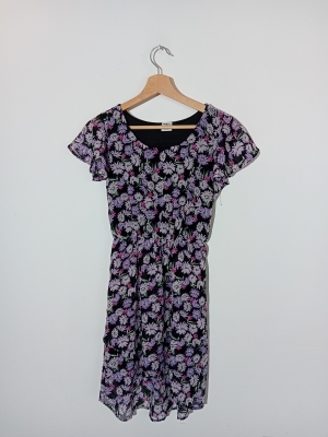 Robe Fleurie Violette Page One
